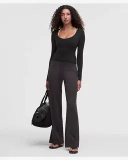 Lululemon haut à manches longues encolure dégagée wundermost en ultra-soft nulu Femme – 2/5