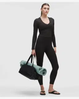 Lululemon haut all it takes manches longues col en v bonnets b-d Femme – 2/5