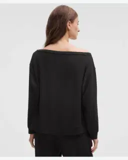 Lululemon haut becalm oversize à manches longues col bateau Femme – 3/5