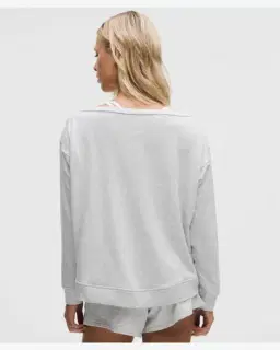 Lululemon haut becalm oversize à manches longues col bateau Femme – 3/5