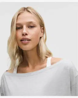 Lululemon haut becalm oversize à manches longues col bateau Femme – 4/5