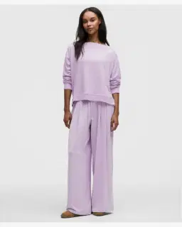 Lululemon haut becalm oversize à manches longues col bateau Femme – 2/5