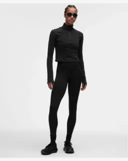 Lululemon haut court demi-zippé it's rulu gaufré Femme – 2/5