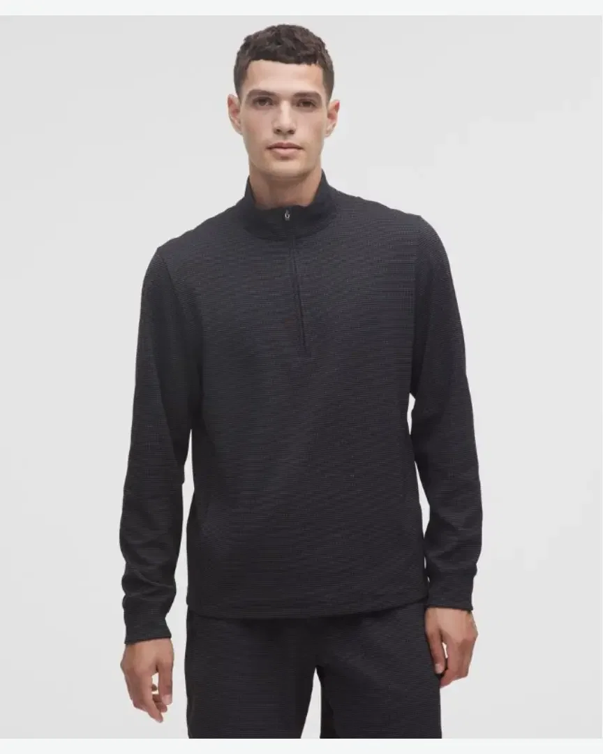Lululemon haut de course demi-zippé réfléchissant Homme