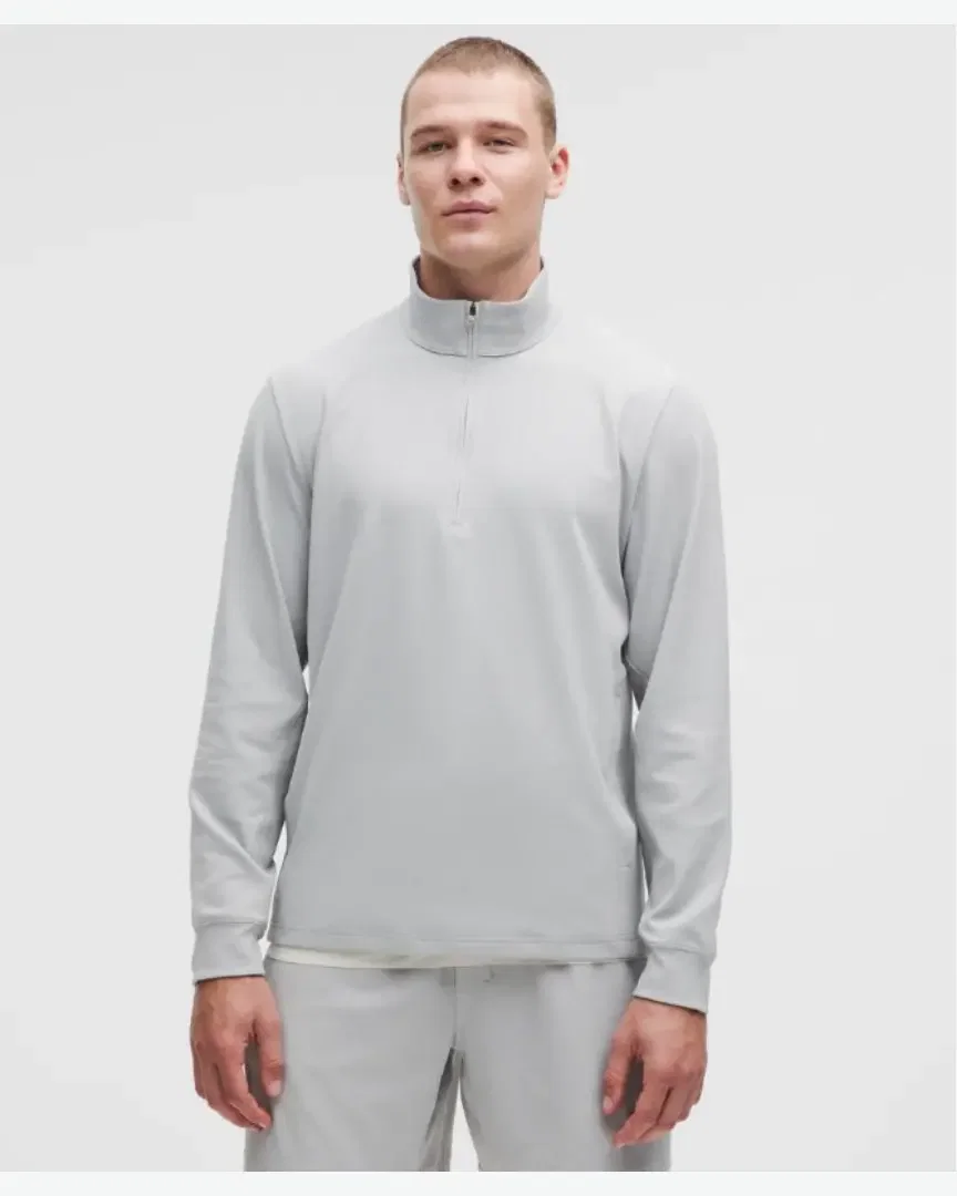 Lululemon haut de course demi-zippé réfléchissant Homme