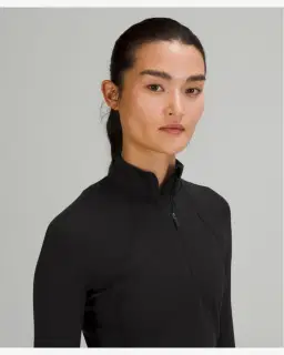 Lululemon haut de course it's rulu demi-zippé court Femme – 4/5