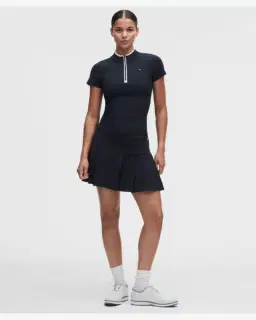 Lululemon haut de golf en maille à col montant manches courtes Femme – 2/5