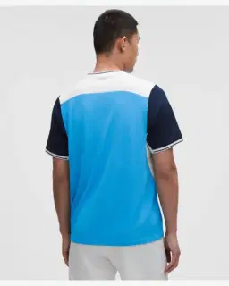 Lululemon haut de tennis en maille texturée avec protection uv Homme – 3/5