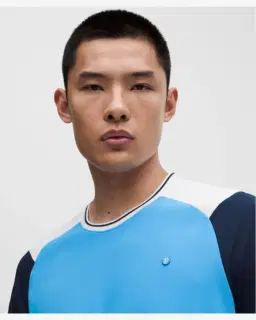 Lululemon haut de tennis en maille texturée avec protection uv Homme – 4/5