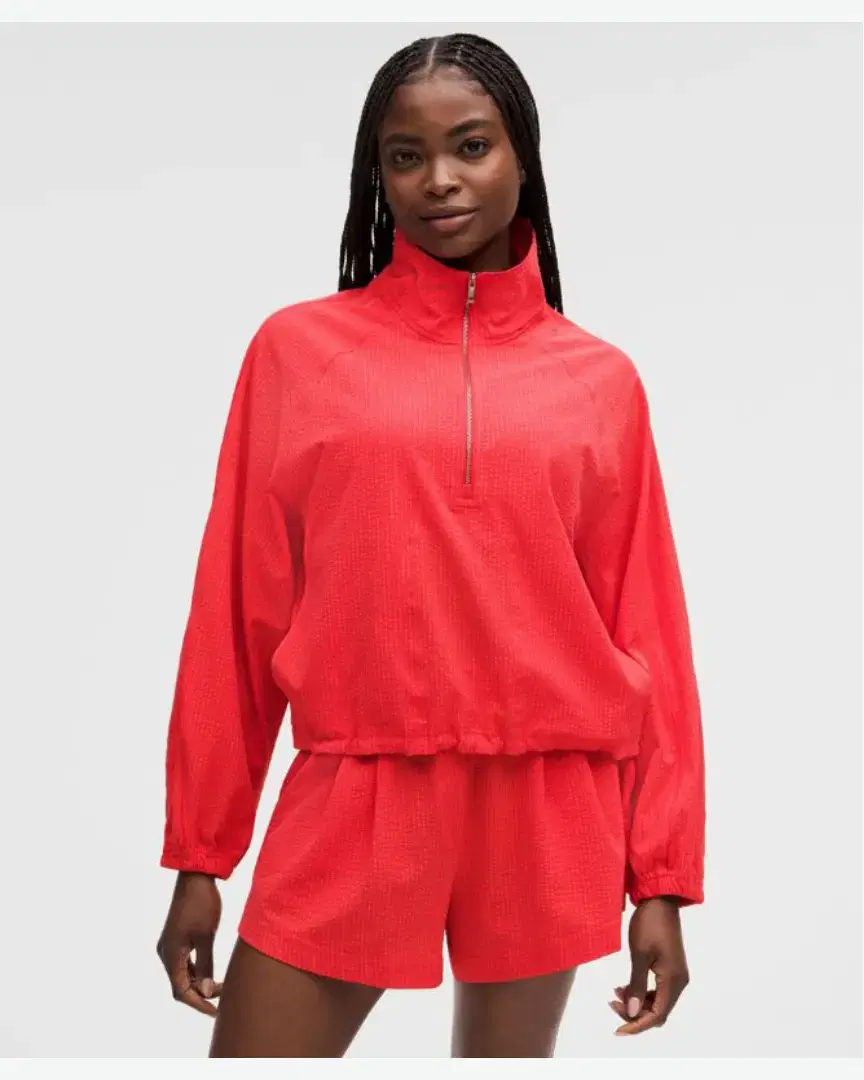 Lululemon Haut Demi-Zippé À Col Montant En Seersucker W - Women (18) au meilleur prix !