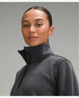 Lululemon haut demi-zippé brossé Femme – 4/5