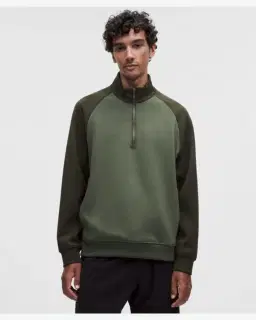 Lululemon haut demi-zippé en smooth spacer colourblock Homme – 1/5