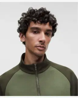 Lululemon haut demi-zippé en smooth spacer colourblock Homme – 4/5