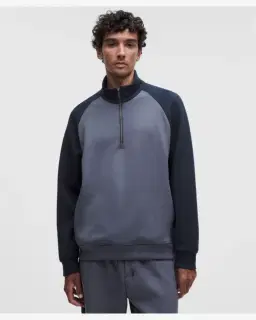 Lululemon haut demi-zippé en smooth spacer colourblock Homme – 1/5