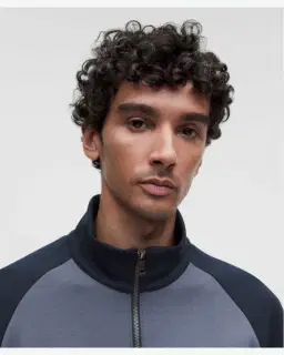 Lululemon haut demi-zippé en smooth spacer colourblock Homme – 4/5