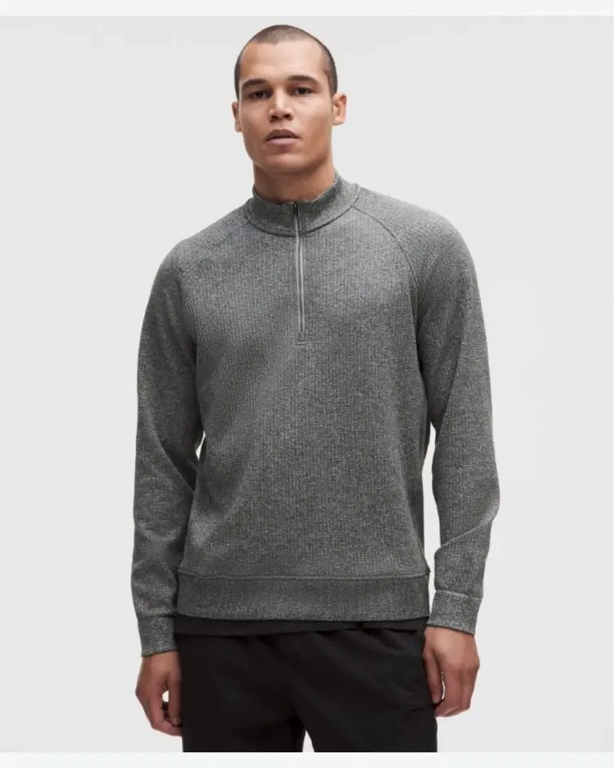 Lululemon haut demi-zippé engineered warmth Homme