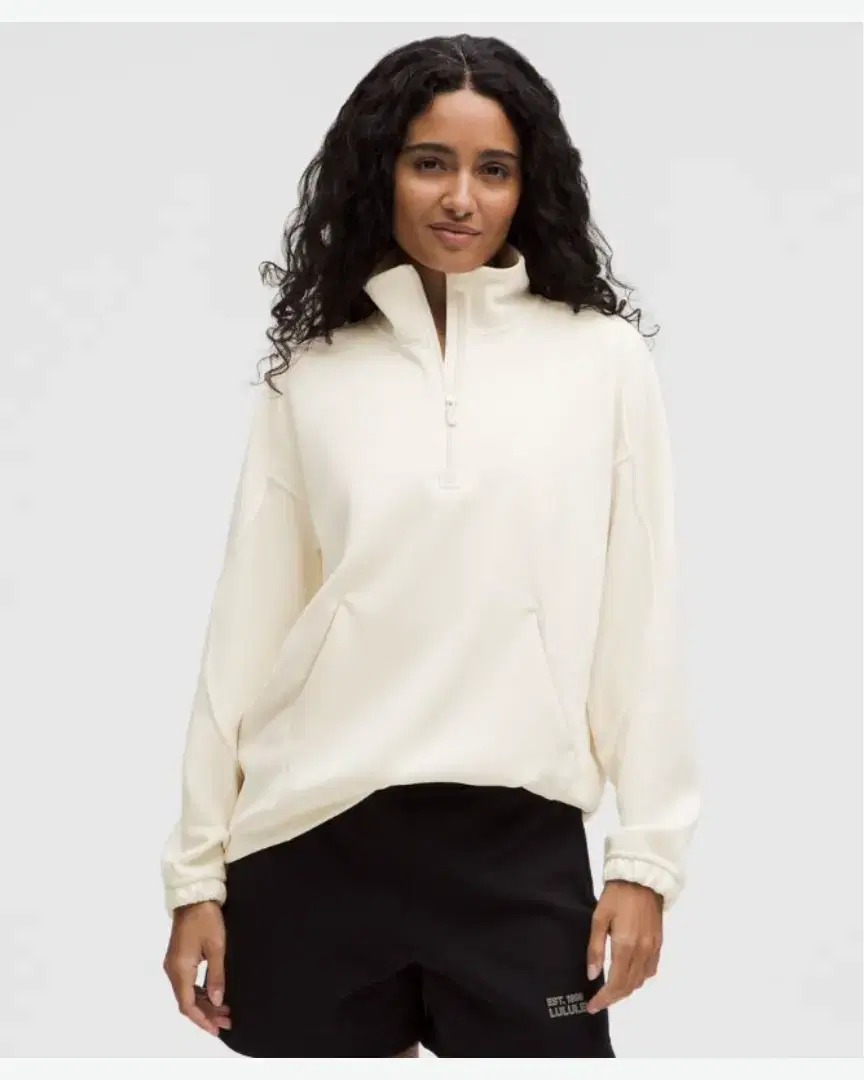 Lululemon Haut Demi-Zippé Long W - LW3JO3S_033454 (0) au meilleur prix !