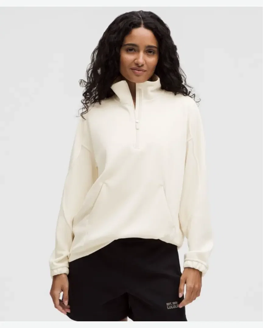Lululemon haut demi-zippé long Femme