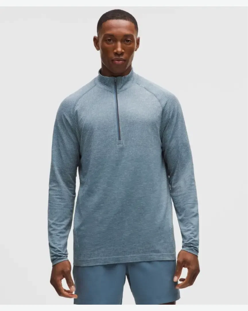 Lululemon haut demi-zippé metal vent tech Homme