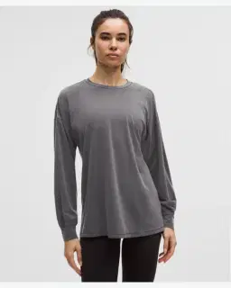Lululemon haut easyset décontracté à manches longues wash Femme – 1/5