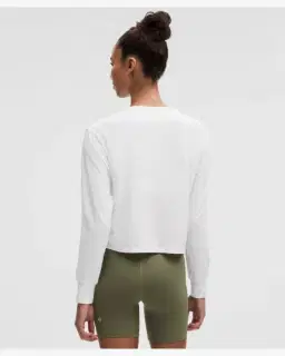 Lululemon haut entraînement manches longues en jersey wordmark Femme – 3/5