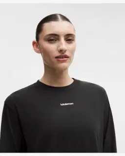 Lululemon haut entraînement manches longues en jersey wordmark Femme – 4/5