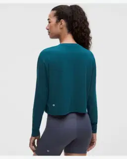 Lululemon haut entraînement manches longues en jersey wordmark Femme – 3/5