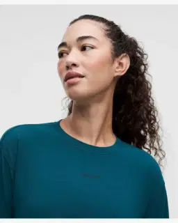 Lululemon haut entraînement manches longues en jersey wordmark Femme – 4/5