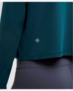Lululemon haut entraînement manches longues en jersey wordmark Femme – 5/5