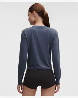 Lululemon haut entraînement manches longues en jersey wordmark Femme – 3/5