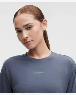 Lululemon haut entraînement manches longues en jersey wordmark Femme – 4/5