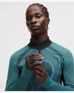 Lululemon haut entraînement sans coutures à manches longues collection slnsh Homme – 4/5