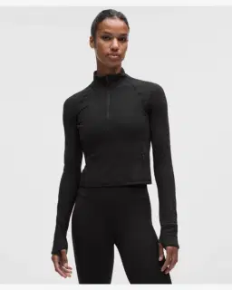 Lululemon haut it's rulu demi-zippé court Femme – 1/5