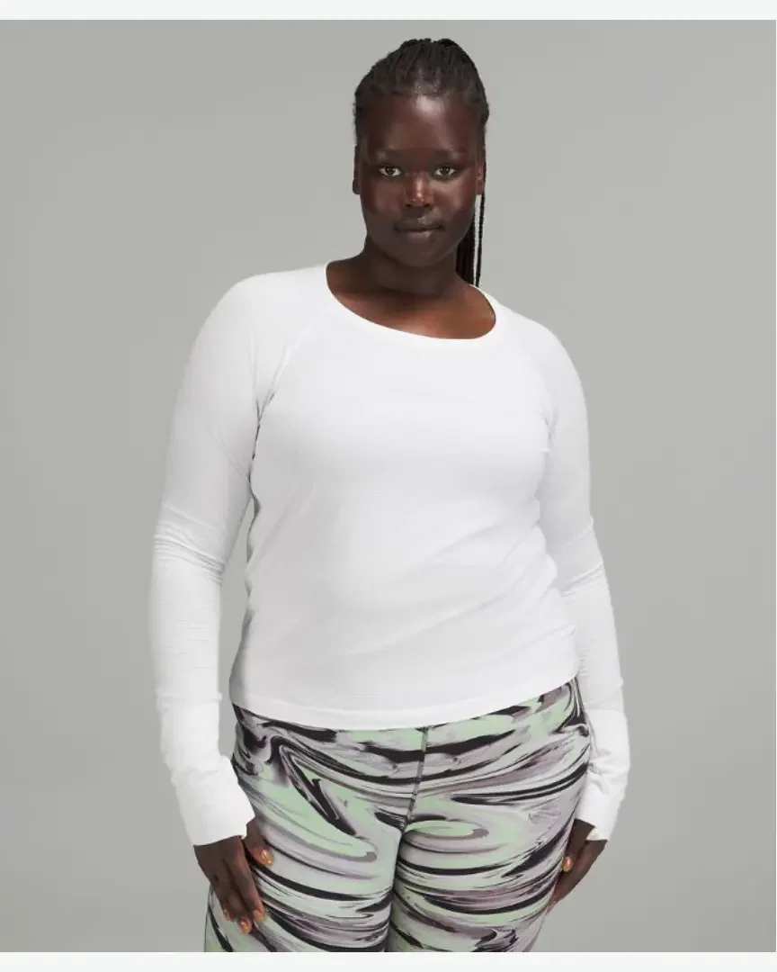 Lululemon Haut Manches Longues Swiftly Tech 2 Longueur Taille W