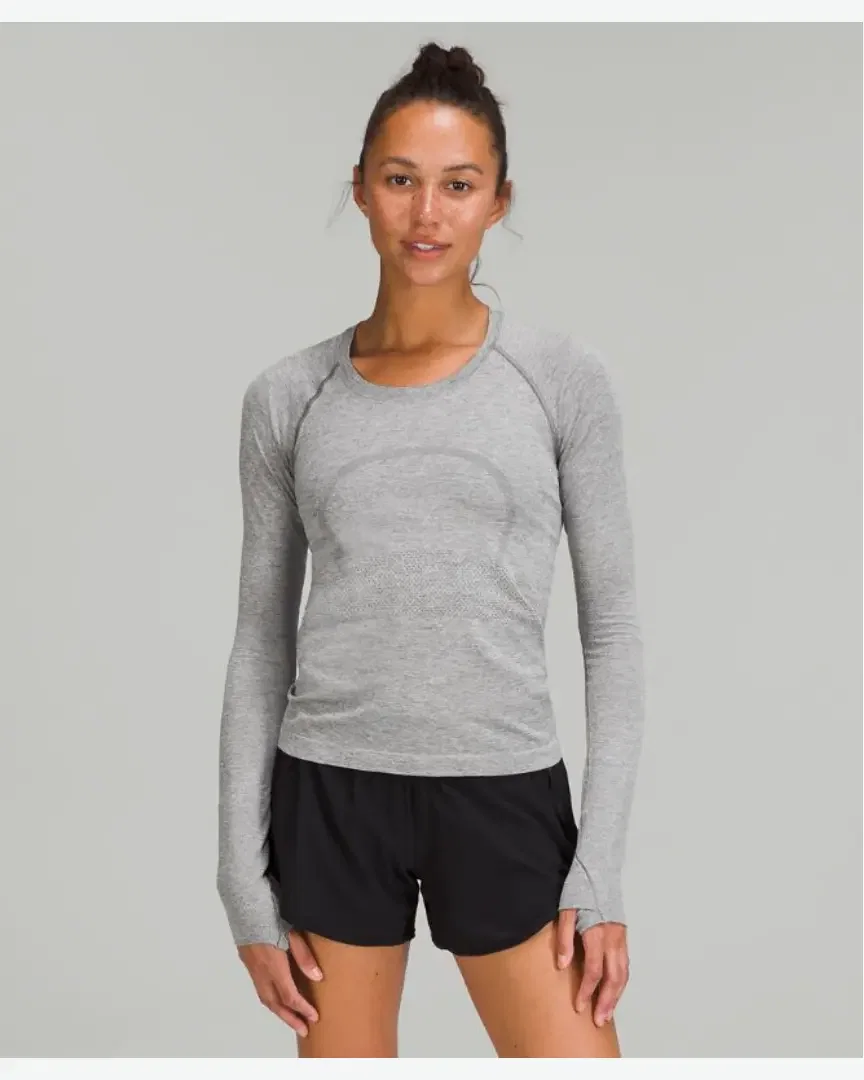 Lululemon Haut Manches Longues Swiftly Tech 2 Longueur Taille W