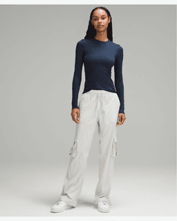 Lululemon haut manches longues wundermost à col rond en ultra-soft nulu Femme – 2/6