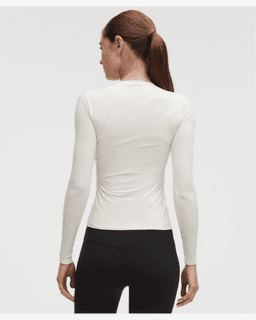 Lululemon haut manches longues wundermost à col rond en ultra-soft nulu Femme – 3/6