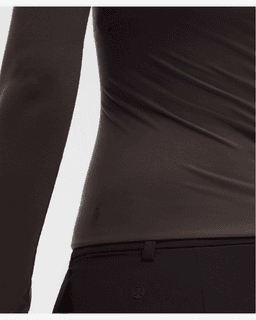 Lululemon haut manches longues wundermost à col rond en ultra-soft nulu Femme – 5/6