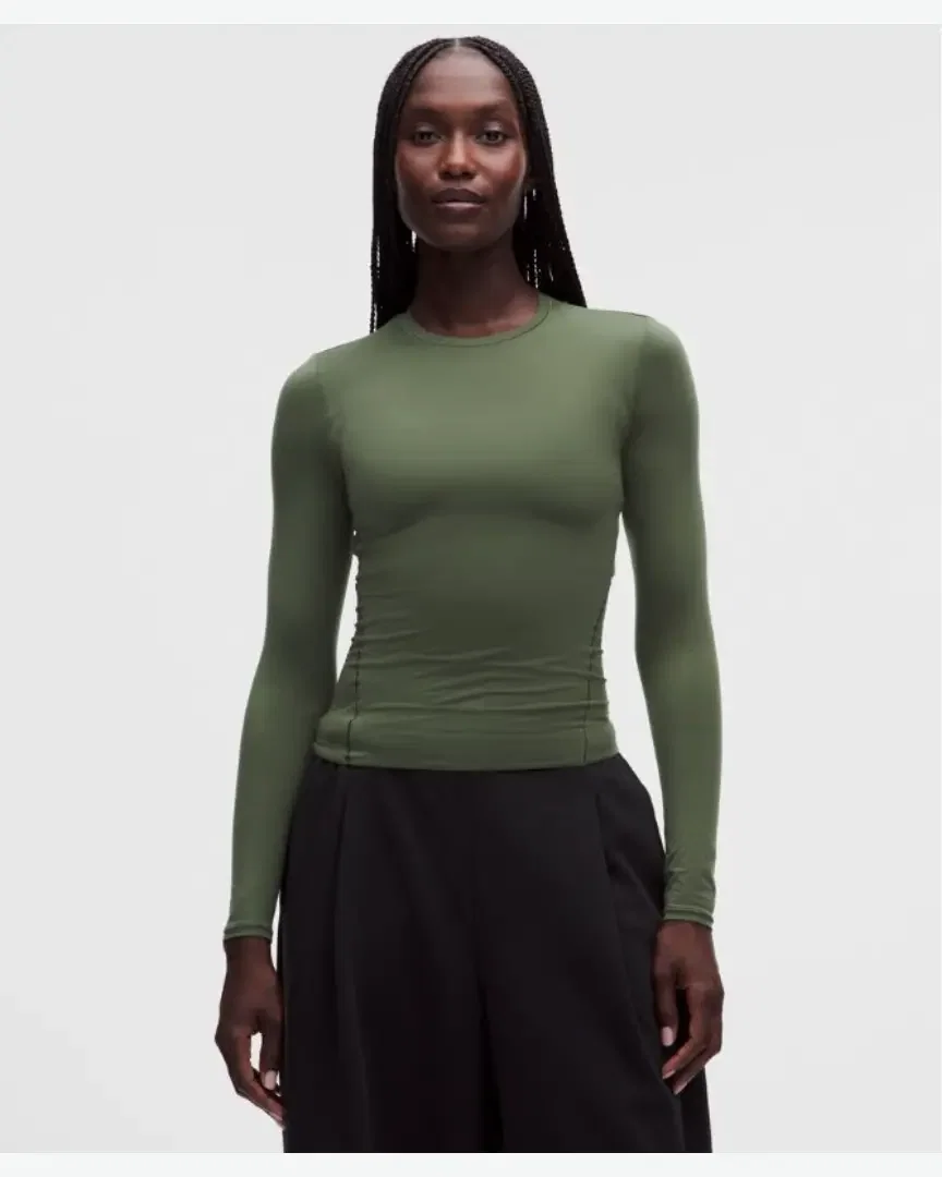 Lululemon Haut Manches Longues Wundermost À Col Rond En Ultra-Soft Nulu W
