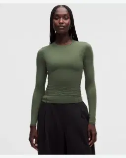 Lululemon haut manches longues wundermost à col rond en ultra-soft nulu Femme – 1/6