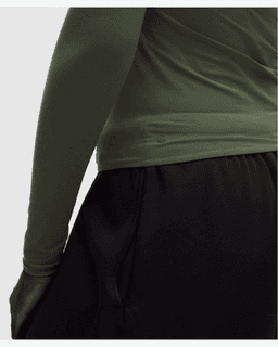 Lululemon haut manches longues wundermost à col rond en ultra-soft nulu Femme – 5/6