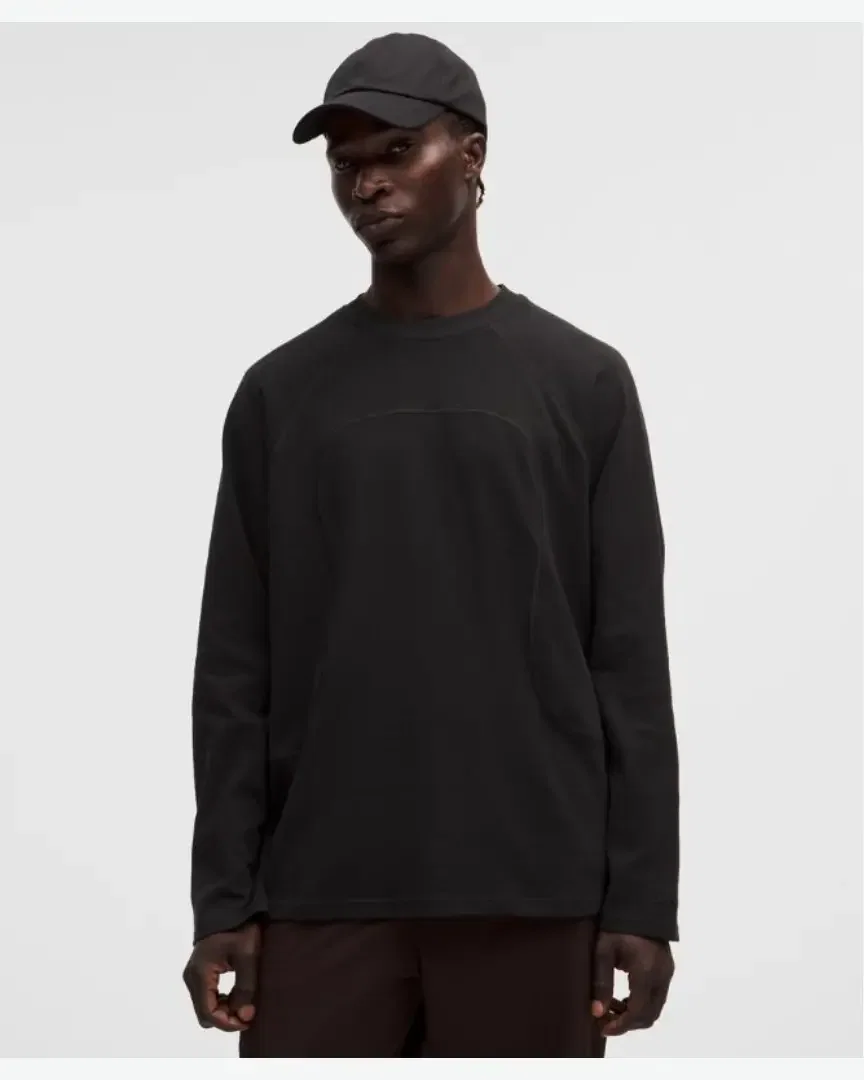 Lululemon haut oversize à manches longues en coton biologique collection slnsh Homme