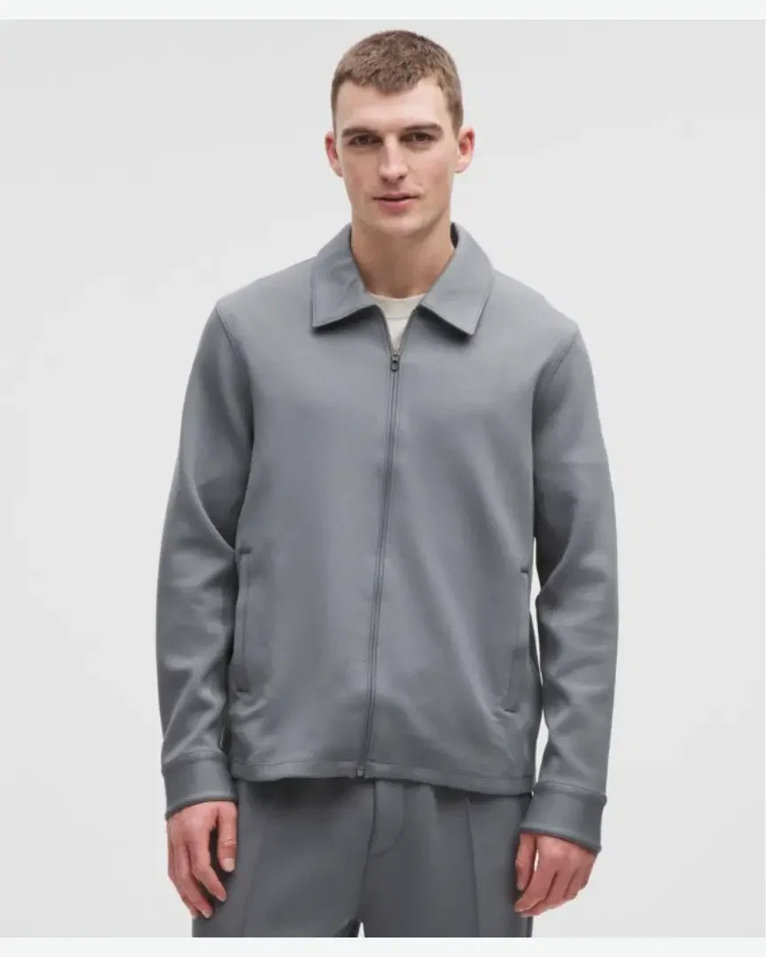 Lululemon haut zippé à col montant en smooth spacer Homme
