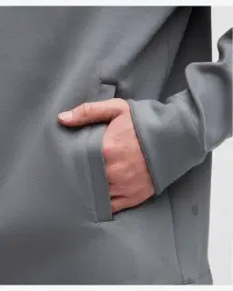 Lululemon haut zippé à col montant en smooth spacer Homme – 5/5