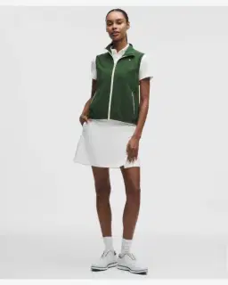Lululemon jupe de golf plissée à l'avant en sergé extensible logo brodé Femme – 1/5