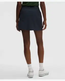 Lululemon jupe de golf plissée à l'avant en sergé extensible logo brodé Femme – 3/5