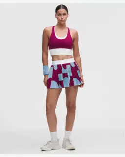 Lululemon jupe de tennis plissée repleat taille haute détails contrastés Femme – 1/5