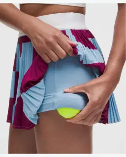 Lululemon jupe de tennis plissée repleat taille haute détails contrastés Femme – 5/5