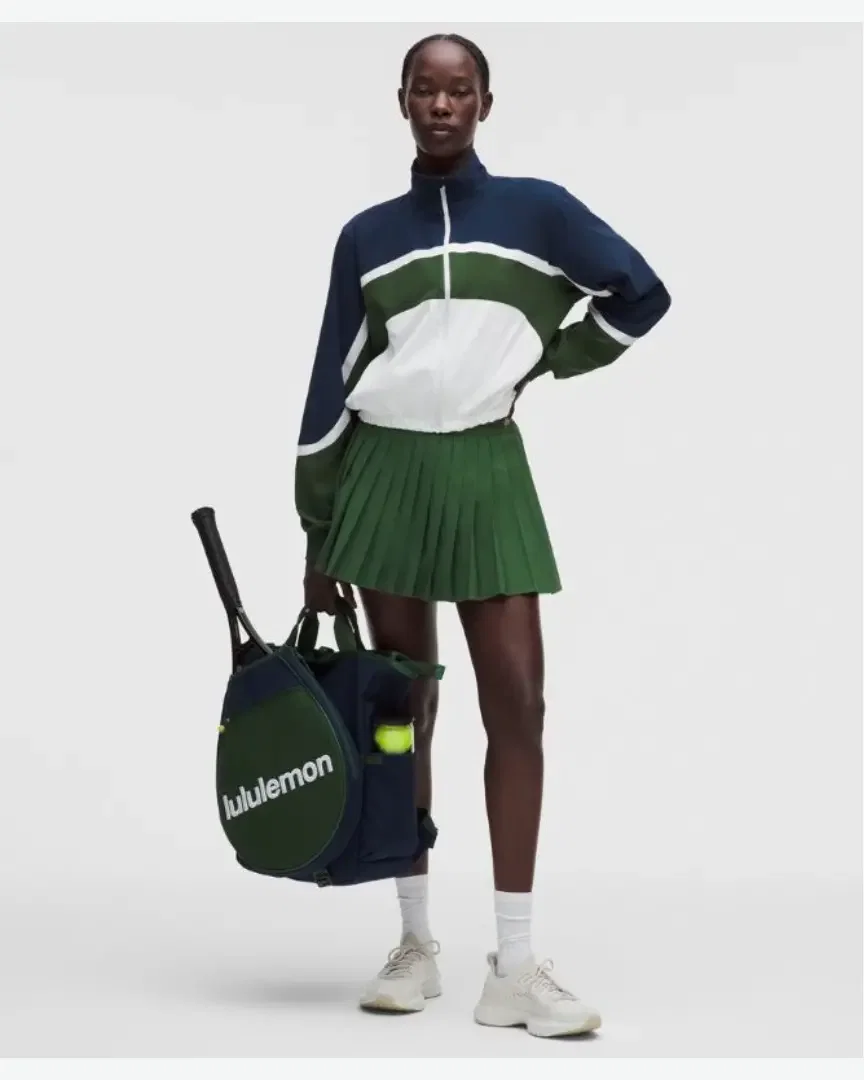 Lululemon jupe de tennis plissée taille haute longue Femme