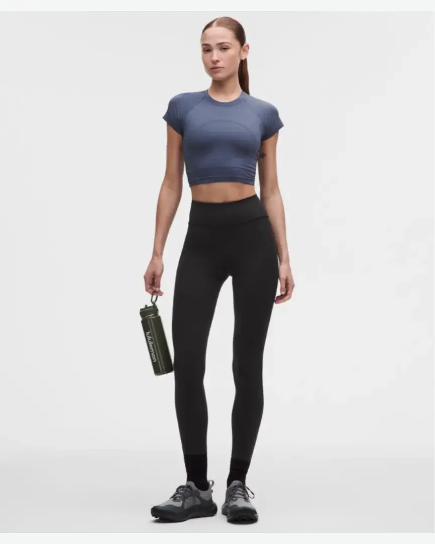 Lululemon Legging Thermique Fast And Free Taille Haute À 6 Poches 71 Cm W